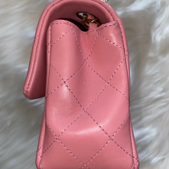 Chanel 19S Pink Mini Flap with Antique GHW - Picture 8 of 16